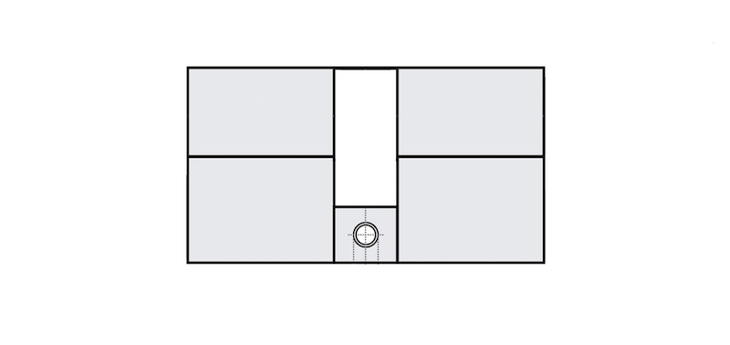 Aufbau eines Blindzylinders