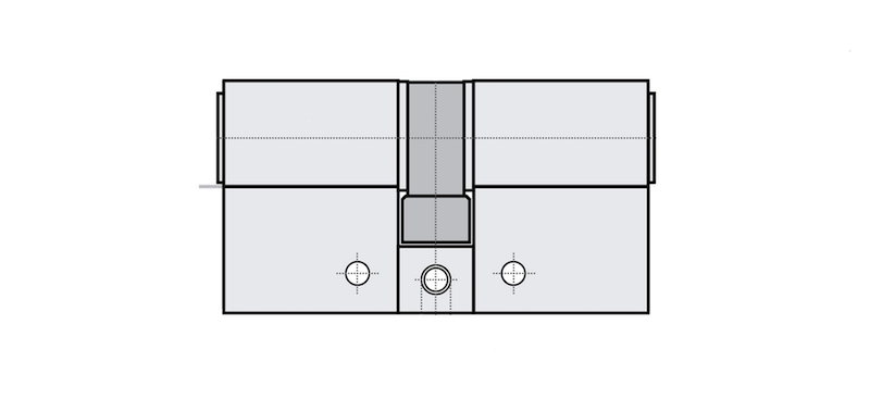 Aufbau eines Doppelzylinders