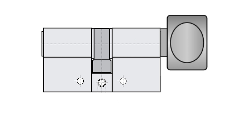 Aufbau eines Knaufzylinders